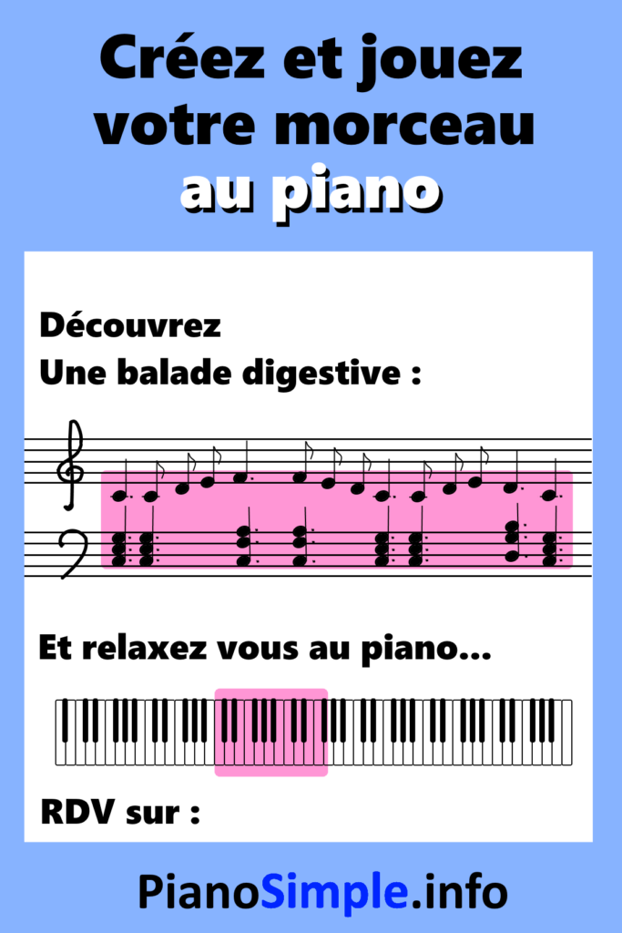 Créez et jouez votre morceau au piano, idéal pour une bonne relaxation au piano